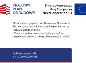 Projekt: „Nowe komputery przenośne (laptopy i laptopy przeglądarkowe) oraz tablety do dyspozycji uczniów”
