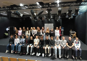 Młodzież Karskiego na spektaklu profilaktycznym