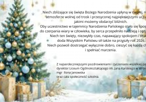 Życzenia świąteczne