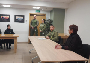 Mundurowi w Porcie Lotniczym Łódź im. Władysława Reymonta