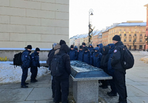 Uczniowie Karskiego na spotkaniu z Komendantem Głównym Policji