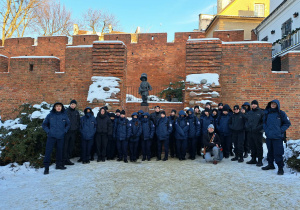 Uczniowie Karskiego na spotkaniu z Komendantem Głównym Policji