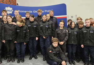 Uczniowie Karskiego na spotkaniu z Komendantem Głównym Policji
