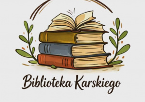 Projekty logo biblioteki w Karskim