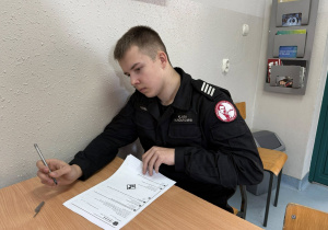 Szkolne eliminacje do Ogólnopolskiego Turnieju Wiedzy Pożarniczej