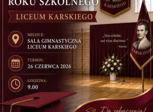 Zakończenie roku szkolnego 2025/2026