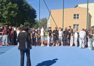 Próbny alarm pożarowy w naszym liceum