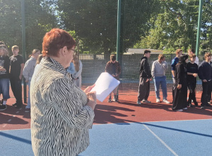 Próbny alarm pożarowy w naszym liceum