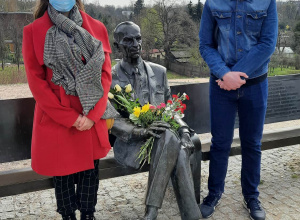 Radio Łódź napisało o naszym geście złożenia kwiatów pod pomnikiem Jana Karskiego