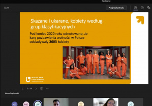 Screen strony prezentacji multimedialnej.