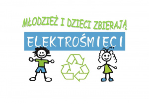 Plakat promujący akcję zbierania elektrośmieci