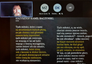 Wykład o poezji K.K. Baczyńskiego