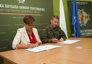 Podpisanie porozumienia z 9. Łódzką Brygadą obrony Terytorialnej