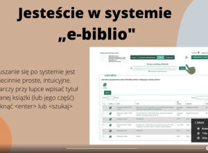 Katalog on-line biblioteki szkolnej