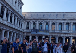 Uczniowie Karskiego na wycieczce w Italii