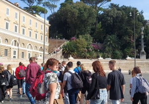 Uczniowie Karskiego na wycieczce w Italii
