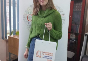 Ola Janowska - laureatka etapu rejonowego konkursu "Książka mówi"