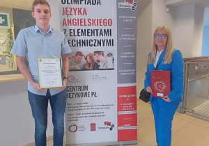 Jakub Liwiński finalistą IV edycji Olimpiady Języka Angielskiego z Elementami Technicznymi
